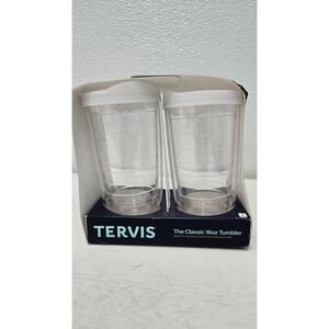TERVIS Classic 16oz Tumblers 2pack W/Lids Shatter Proof Insulated NEW
